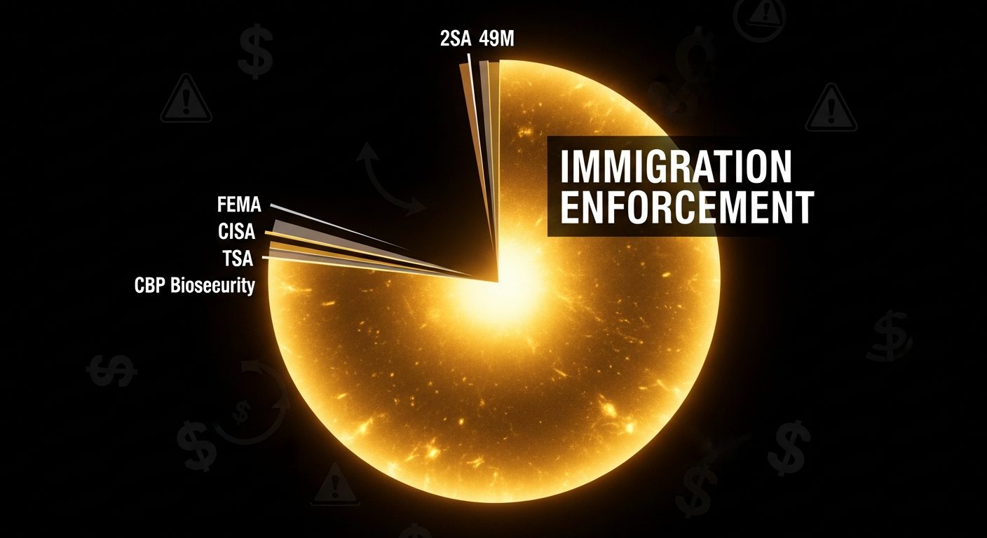 DHS budget priorities: immigration enforcement vs everything else