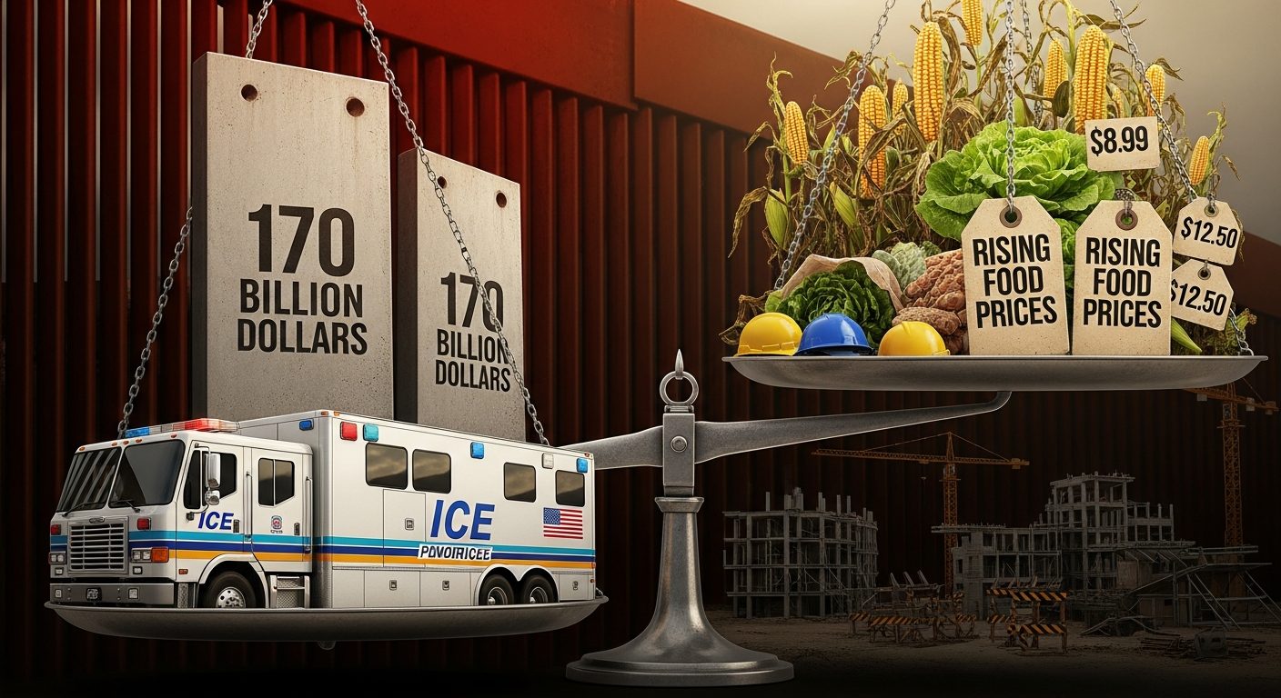 Mass deportation economic cost — $170 billion program vs labor force impact