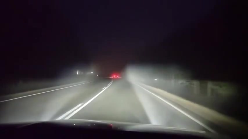 WATCH FULL SCREEN – weaponized headlights in action… every