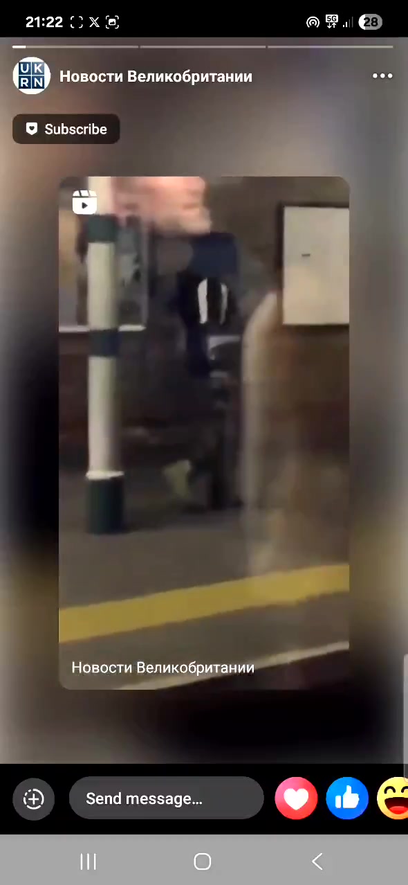 it’s like the zombie apocalypse out there in the uk… peopl