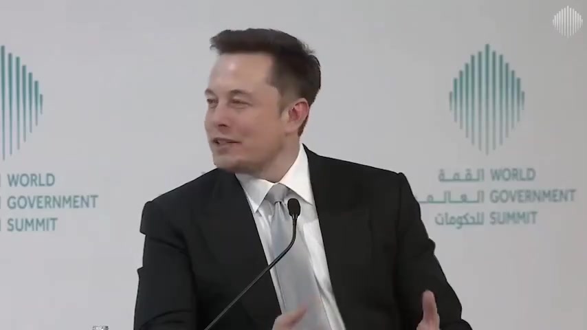 watch the reaction from the elites as elon explains universa