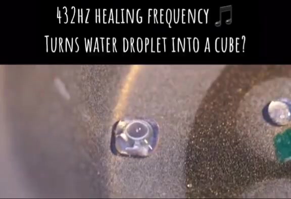 frequencies have a huge impact on water… of course the hum