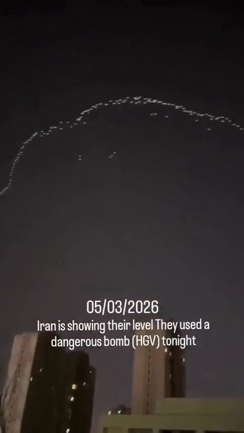 iranian drone swarm flocking to its target… confirmed as authentic…